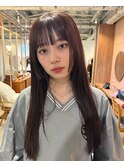 姫カット/ロング/ワイドバング