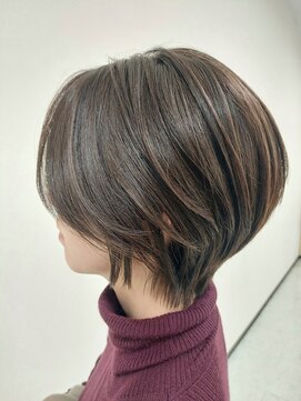 ショートボブ×ショート×艶×30代40代50代