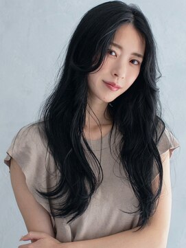 アース 日吉店(HAIR&MAKE EARTH) 大人可愛い髪質改善カラーラベンダーベージュ毛先パーマ透明感