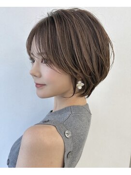 サンドパールス 仙台店(sand PALCE) 髪質改善/大人ガーリー/似合わせカット/ショートボブ前髪/仙台