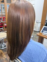 チームボス(Team BOSS)&nbsp;韓国風レイヤースタイル　艶髪ストレート