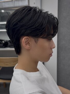 エルマーク 松山(L-MARK) センターパート/ニュアンスパーマ/ダウンパーマ/men's