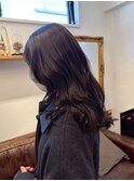 ケアカラー暗めカラー似合わせカット[表参道/原宿]