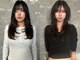 ドミ(DOMI)の写真/視線を奪う、色っぽ小顔。計算されたサイドバングと顔周りのレイヤーで、360度どこから見ても艶やかに。