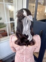 ラグ バイ シゲルカットクラブ 神田久志本店(lag) お呼ばれヘア!ハーフカチモリ