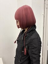 クク 渋谷(QUQU)&nbsp;くらげ　ボブ　エクステ　ピンク　グラデーション