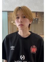 ジーナ オム 札幌(Zina Homme)&nbsp;シースルー毛流れマッシュ
