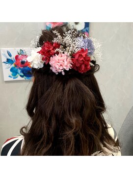 ディルガ ワッセ店(DILGA) ハーフアップ