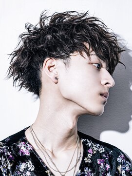 リップス 表参道店(LIPPS) スパイラルツイストパーマソフトツーブロック刈り上げ