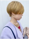 ブロンドヘア×ハンサムショート◎20代30代/kilto.富山