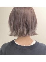 セカンド(2nd)&nbsp;切りっぱなしボブ/ケアブリーチ/ハイトーンカラー