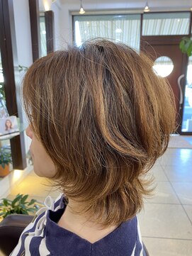 ヘアアーク(HAIR arc) ボブルフ#幕張#京成津田沼#奏の杜#本八幡#ウルフ#カール#くびれ