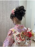 七五三 アップヘアー