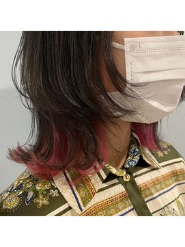 ヘアスタジオ アルス 御池店(hair Studio A.R.S) ミニウルフ × インナーカラー  #ボブルフ