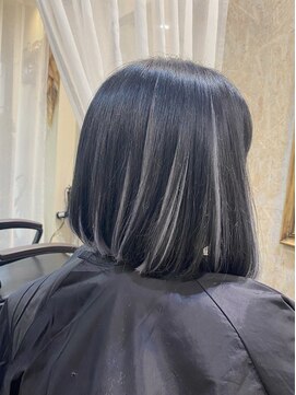 ファンド 千葉(fand) 斜めバング/グレージュカラー/デザインカラー/シルキーベージュ/