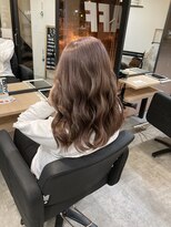 ラフ 難波店(LAFF)&nbsp;#黒髪#ボブルフ#ネビージュ#小顔#ワンレン