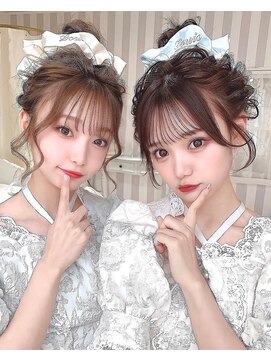 ルイ(LOUIS) 【 LOUIS×Swankiss 】お団子シュシュアレンジ