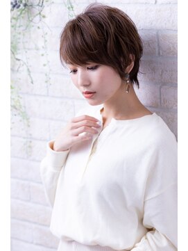 ルピック(Lepic by chiffon) 栗色×大人っぽショート/キレイめカジュアル　[30代40代50代]