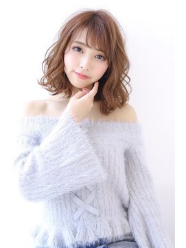 オーロ 西宮店(ORO) 透明感たっぷりウェーブべージュ