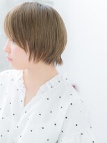 アルバハナレ 横浜(αlba HANARE)&nbsp;関内/髪質改善/斜めバング×ハイトーンカラーのウルフショートg