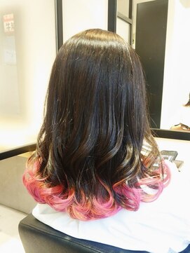 フィンセント 新高円寺店(VINCENT) 毛先だけペールソフトルピンク