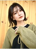 【buZonブゾン】シースルーバング×外ハネロブ