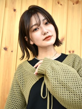 ブゾン(buZon) 【buZonブゾン】シースルーバング×外ハネロブ