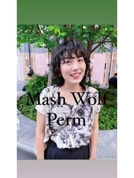 マージュ ギンザ(marju GINZA) 長谷川京子風大きめ緩めマッシュウルフパーマ