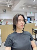グレージュ　ボブ