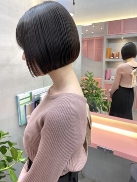 ロンドポレール 北千住(Lond polaire) ぱつっとボブ×縮毛矯正