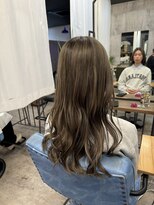 ルーナヘアー(LUNA hair) 【京都 山科】オリーブグレージュ