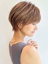 前下がりショートボブ×ハイライト×透明感カラー【NAYUMI】
