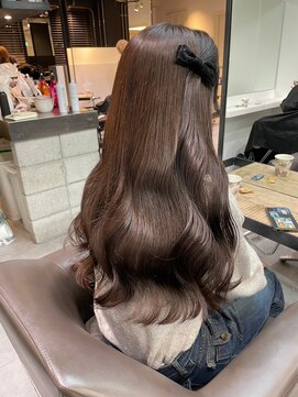 ベレーザ 渋谷(BELEZA) 6456髪質改善アッシュブラックカーキベージュ韓国ワンホンヘア