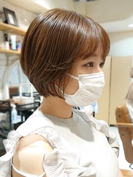 ラボヌールヘアーリアン 川越店(La Bonheur hair Lien) 丸みショート　La　Bonheur