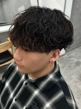 エルマーク 梅田(L-MARK) マッシュスパイラルパーマツイストスパイラル波巻きメンズ