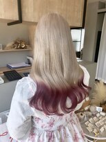 リード 大府店(LEAD) ホワイトブランドピンクグラデーション