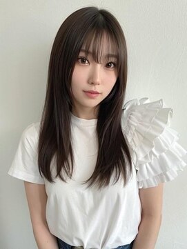 ノイズオオサカ 梅田店(NOISM OSAKA) 小顔外ハネミディアムアッシュ20代30代40代くびれミディ韓国ヘア