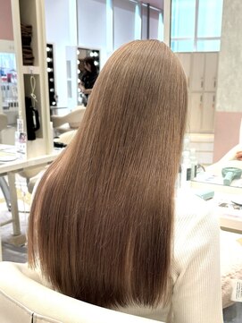 リー 梅田(Lee) ブリーチ1回/ブラウン/ミルクティーベージュ/髪質改善カラー