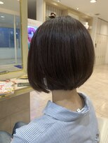 アッシュ 仙川店(Ash)&nbsp;30代40代50代  大人可愛い  秋色 オリーブカラー ショートボブ