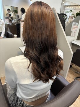 ジ エクト ヴィシア 心斎橋店(The Ect VIXIA) コテ巻きパーマ　韓国パーマ　デジタルパーマ　くびれ　ロング