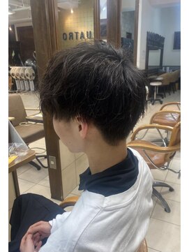 クアトロ グランシュ 川崎店(QUATRO × GranCieux) マッシュ×パーマ