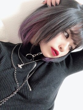 ノエ 心斎橋(Noe) シルバーカラー/インナーカラー/パープル