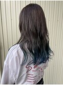 ロング裾カラー