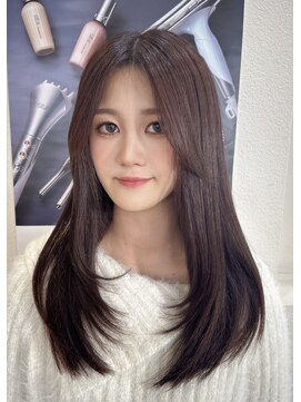 ブランシェ 春日井市民病院前店(BRANCHE) 韓国風レイヤー×暗髪カラー