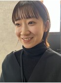 岐阜市美容院　可愛い前髪