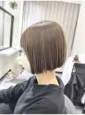 パツッと感が可愛い切りっぱなしボブ/タッセルボブ