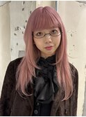 レイヤースタイル×ペールピンク
