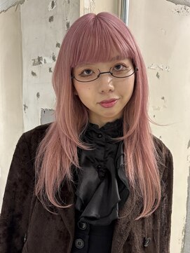 ロジ(loji) レイヤースタイル×ペールピンク