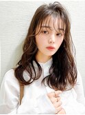 【NEW OPEN】小顔前髪あり後れ毛サイドバングメルティカラー