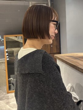 画 mini bob / straight perm